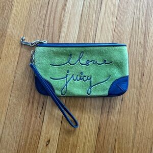 Juicy Couture I love Juicy wristlet wallet